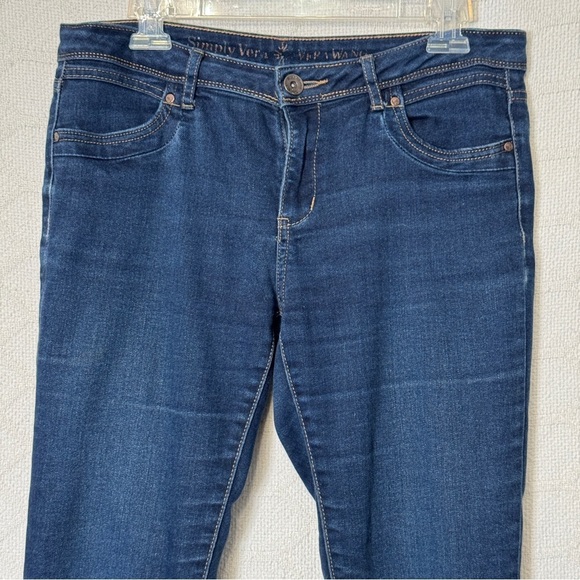Simply Vera Wang Skinny Jeans Size 6 Dark Wash Mid Rise Stretch Denim - Picture 2 of 15